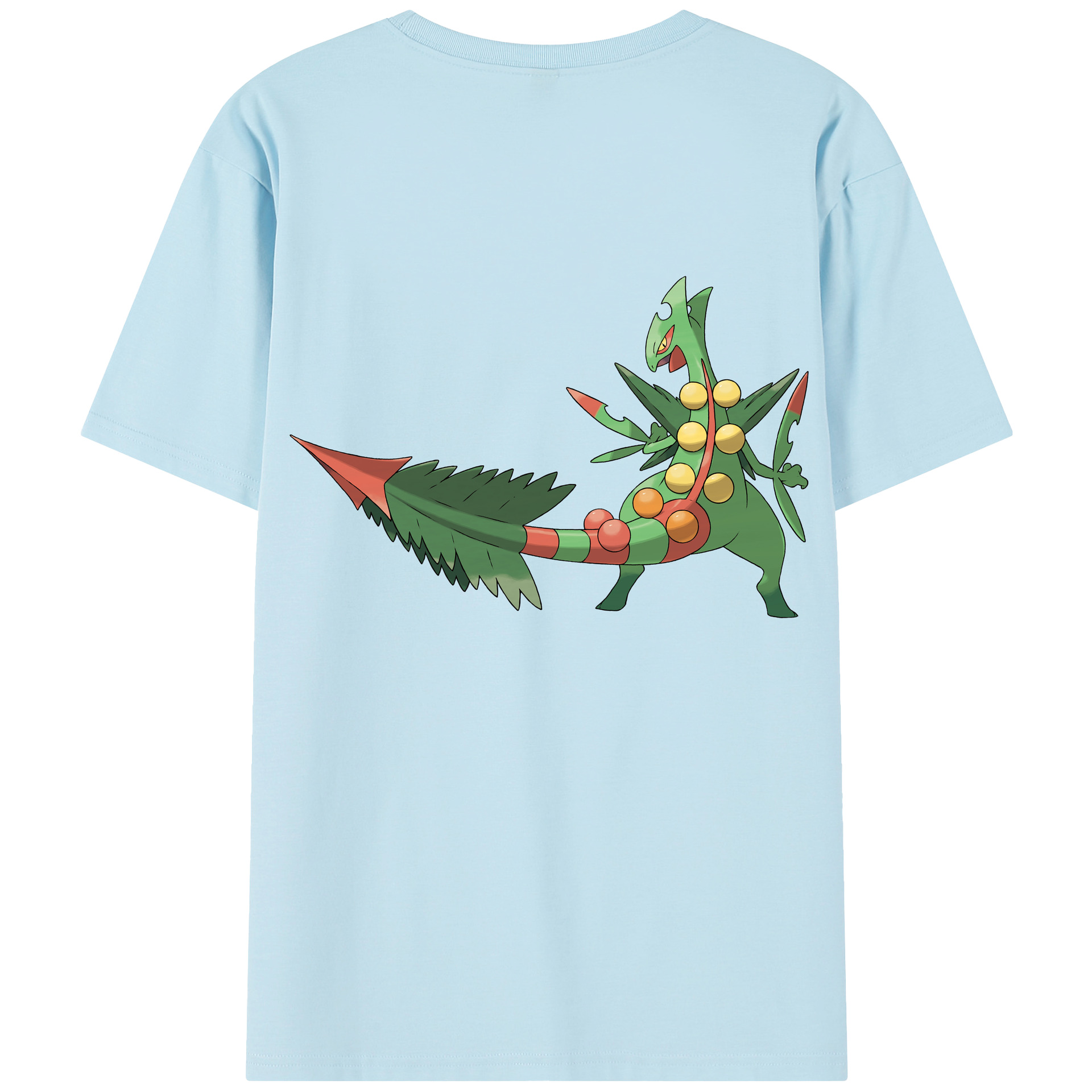 （画像用） ポケットモンスター Pokémon 綿100％半袖Tシャツ（背面プリント）